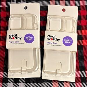 iPhone SET- Clear phone cases
